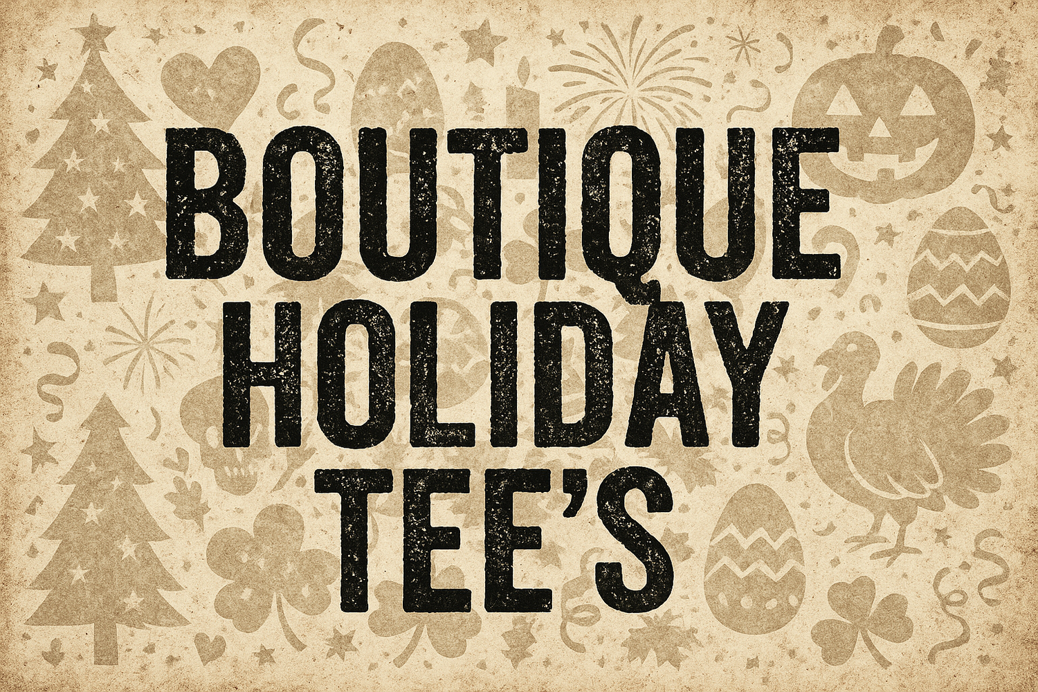 Boutique Holiday Tee's